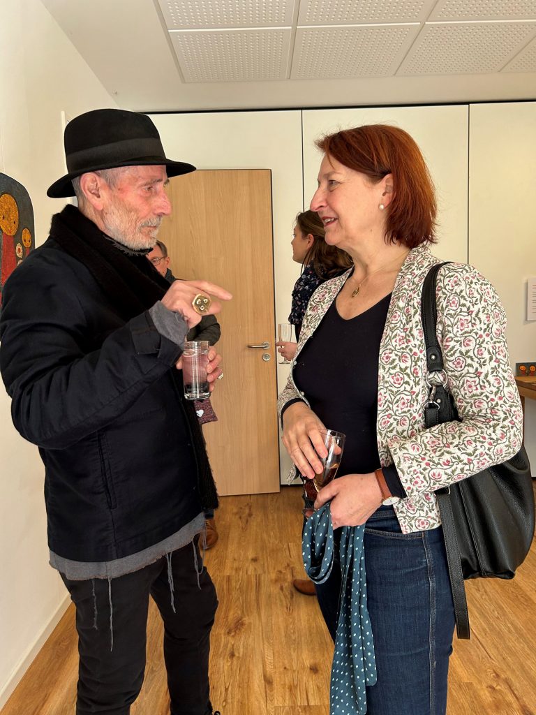 Der Eitorfer Künstler Giovanni Vetere im Elisabeth-Hospiz