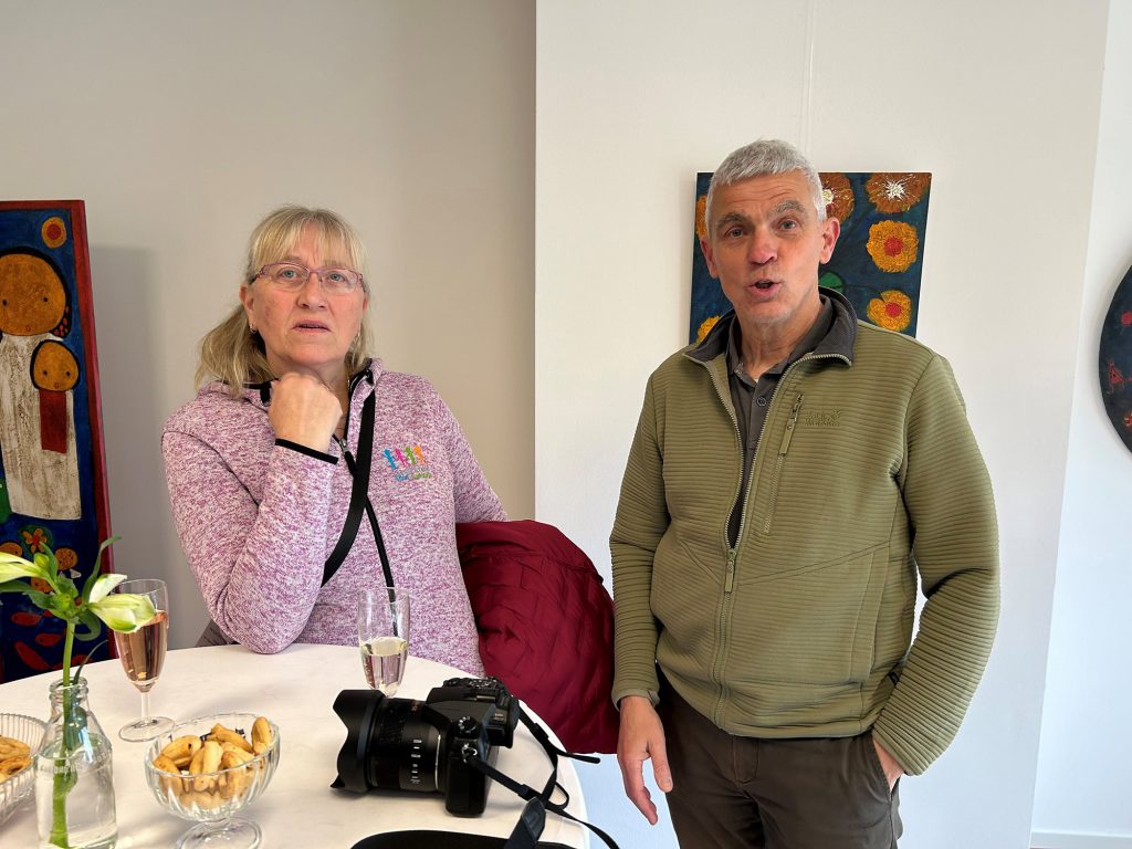 Der Eitorfer Künstler Giovanni Vetere im Elisabeth-Hospiz